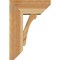 Ekena Millwork Legacy Slat Rough Sawn Bracket w/ Offset Brace, Western Red Cedar, 8"W x 18"D x 26"H BKT0806X18X26LEC06RWR - alternate 4